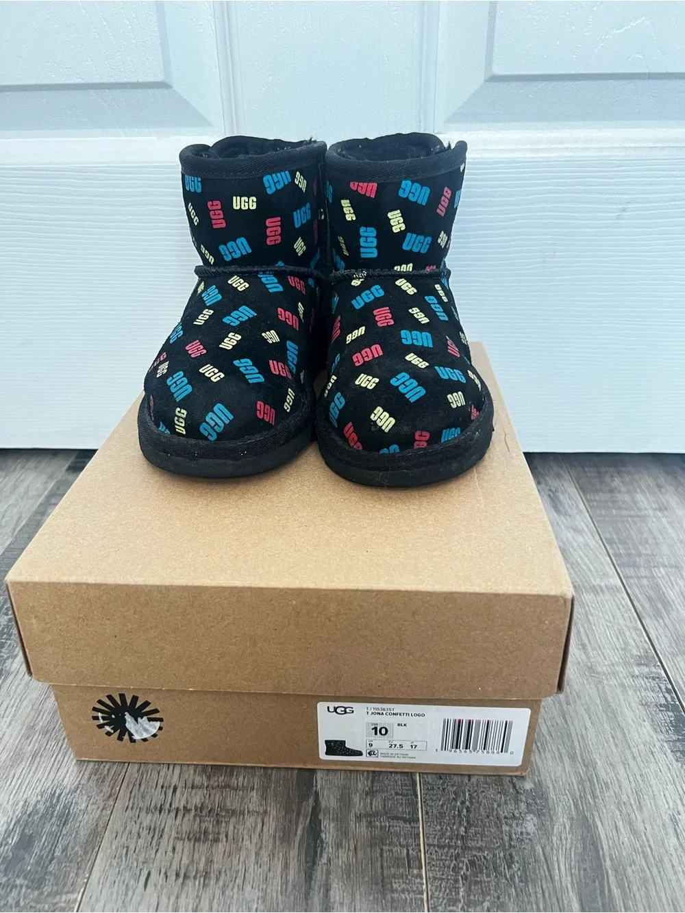 UGG Kids Jona Confetti Logo Boots